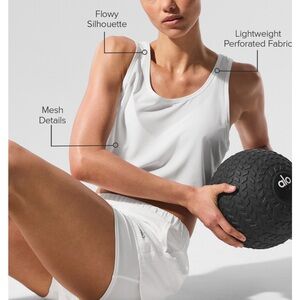 ALO Yoga White Tank Top